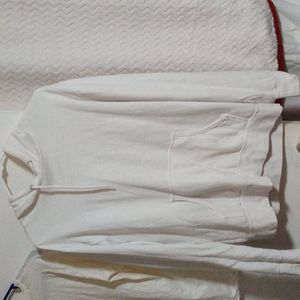 Men's White Hoodie